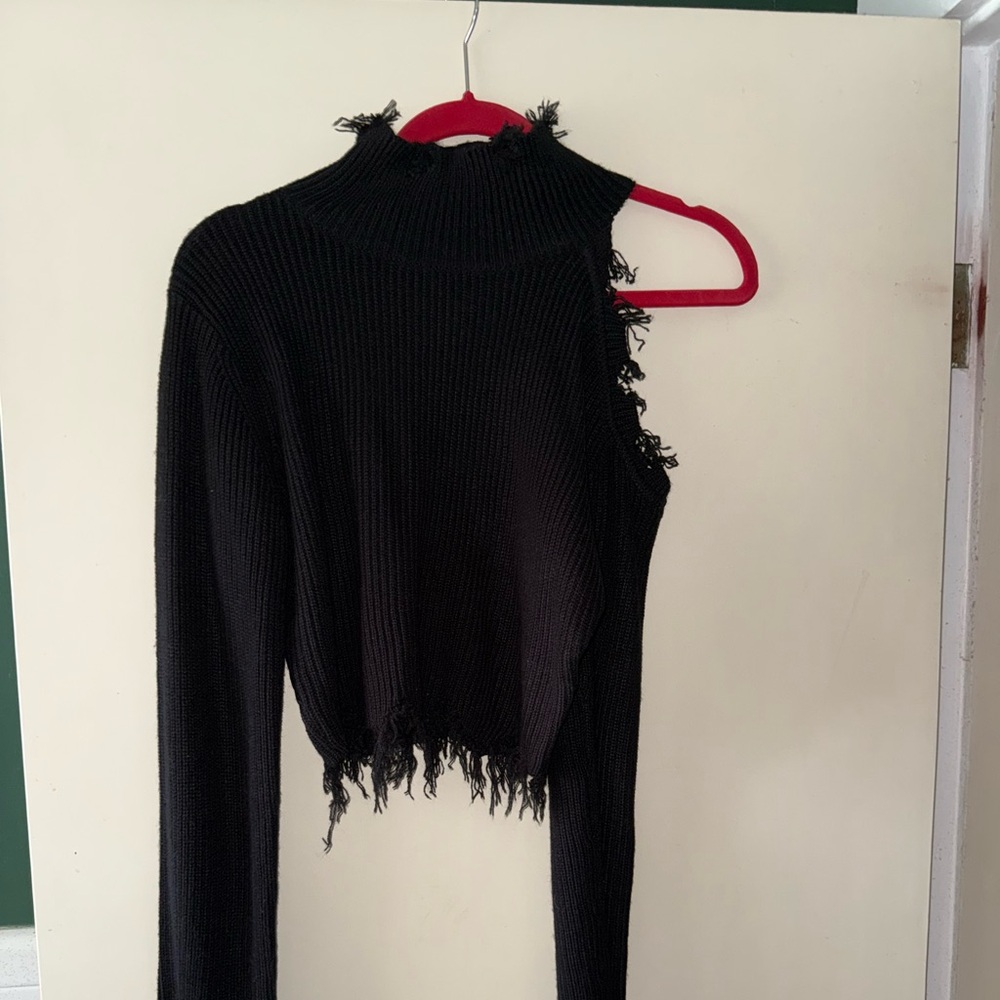 Signature8 Black Knit Sweater